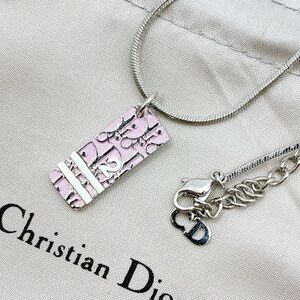 PRISTINE Dior Trotter *Vintage* Pink Necklace
